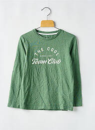 Tricou mâneci lungi mâneci lungi verde CYRILLUS băiat