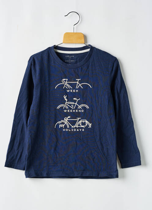 Tricou albastru CYRILLUS băiat