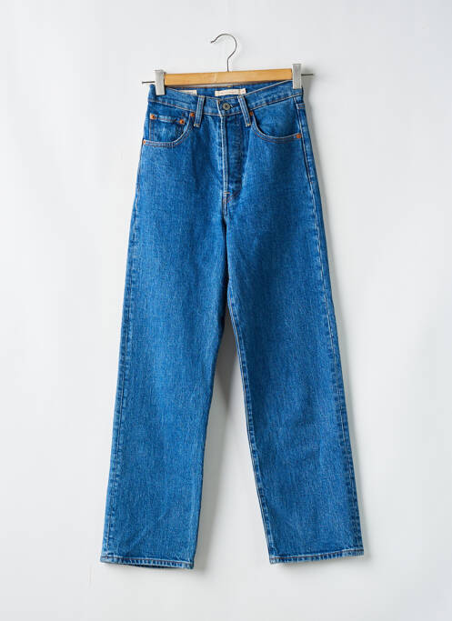 Blugi cu croială dreaptă albastru LEVIS femeie