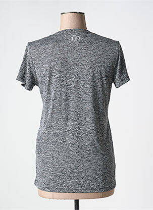 Tricou guler în v mâneci scurte gri UNDER ARMOUR femeie