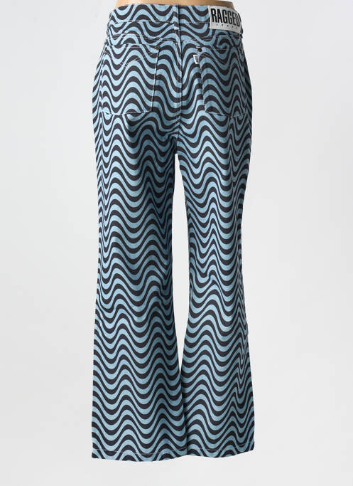 Blugi cu croială evazată albastru RAGGED femeie