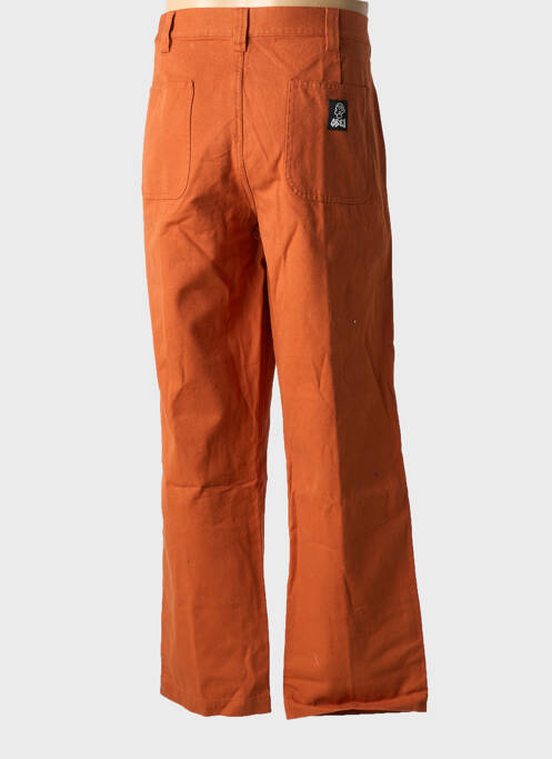 Blugi cu croială largă portocaliu OBEY bărbat