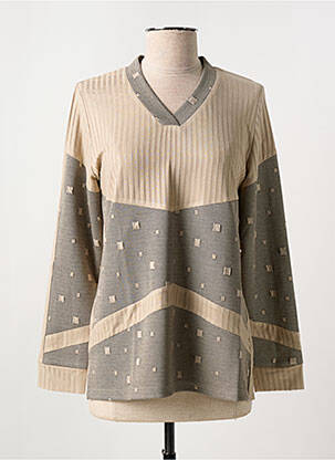 Tricou bej MERI & ESCA femeie