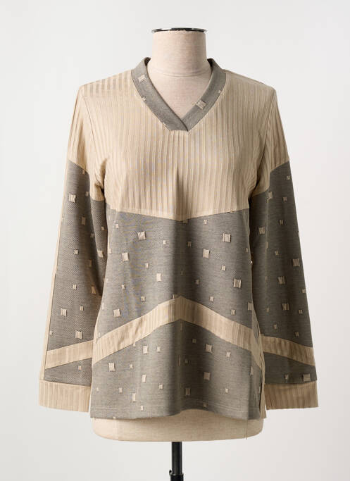 Tricou bej MERI & ESCA femeie