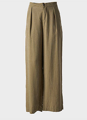 Pantalon larg verde ARTLOVE femeie