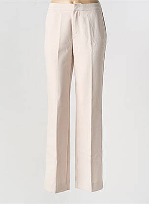 Pantalon drept elasticitate mărime normală bej ORAIJE femeie