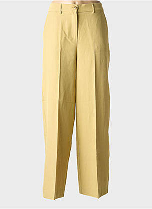 Pantalon drept elasticitate mărime normală verde ANGE femeie