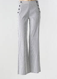 Pantalon drept elasticitate mărime normală alb LA PETITE FRANCAISE femeie