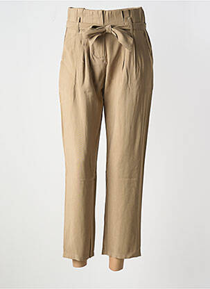 Pantalon 7/8 țesătură poplin mărime normală verde ARTLOVE femeie
