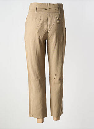 Pantalon 7/8 țesătură poplin mărime normală verde ARTLOVE femeie