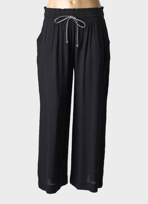 Pantalon drept talie elastică mărime normală negru LA PETITE FRANCAISE femme