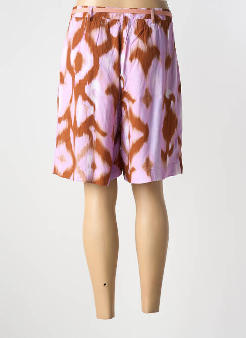 Bermudă talie elastică mărime normală roz LA PETITE FRANCAISE femme