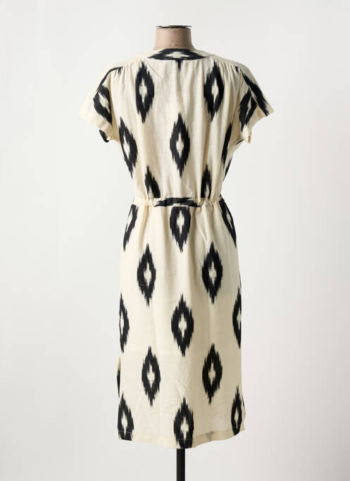 Rochie midi bej LA PETITE FRANCAISE femeie