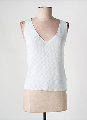 Pulover alb LILI SIDONIO femeie