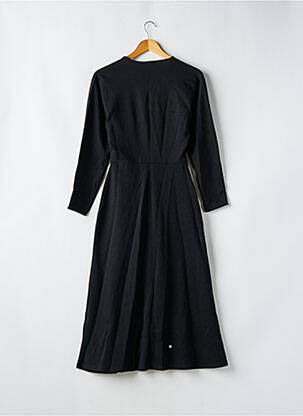 Rochie lungă mâneci lungi mâneci lungi negru ZARA femeie