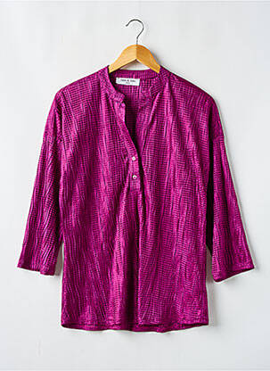 Tunică mâneci lungi violet JANIS & JOHN femeie