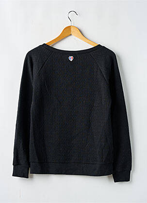 Hanorac broderie mâneci lungi negru LA PETITE FRANCAISE femeie