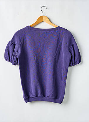 Hanorac elasticitate mâneci scurte violet VANESSA BRUNO femeie
