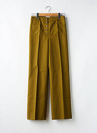 Pantalon larg buzunare mărime normală verde SÉZANE femme