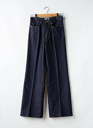 Blugi cu croială largă albastru H&M femeie