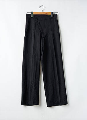Pantalon drept elasticitate mărime normală negru JANIS & JOHN femeie