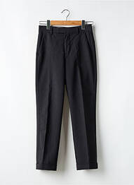 Pantalon slim țesătură poplin mărime normală negru ZARA femme