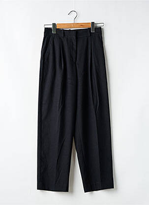 Pantalon drept țesătură poplin mărime normală negru & OTHER STORIES femeie