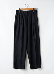 Pantalon drept țesătură poplin mărime normală negru & OTHER STORIES femme