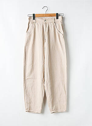 Blugi cu croială largă bej H&M femeie