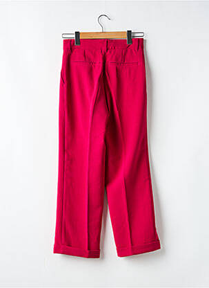 Pantalon larg țesătură poplin mărime normală roz MKT STUDIO femeie
