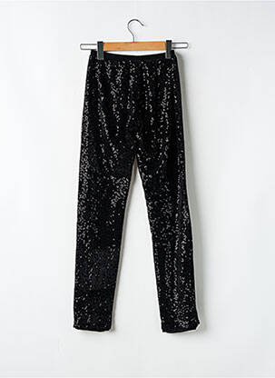 Pantalon slim talie elastică mărime normală negru MODETROTTER femeie