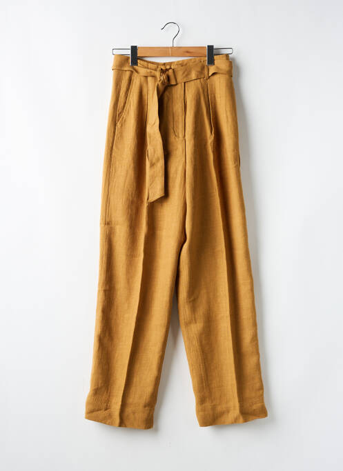Pantalon larg maro H&M femeie