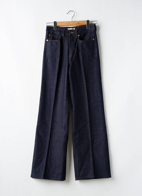 Blugi cu croială largă albastru H&M femeie