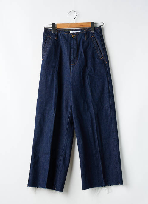 Blugi cu croială largă  mărime normală albastru ZARA femme