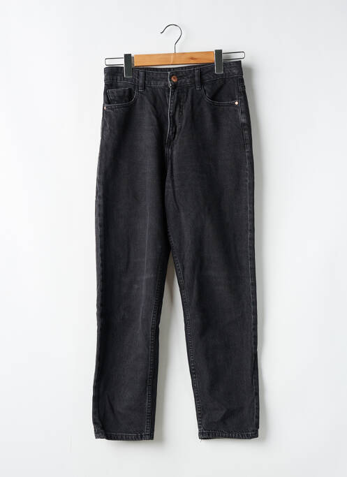 Blugi cu croială dreaptă negru ZARA femeie