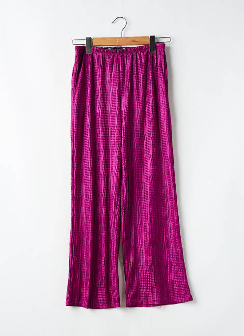 Pantalon larg violet JANIS & JOHN femeie