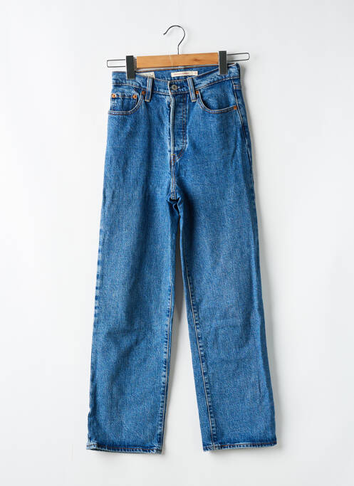 Blugi cu croială dreaptă albastru LEVIS femeie