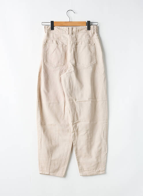 Blugi cu croială largă bej H&M femeie