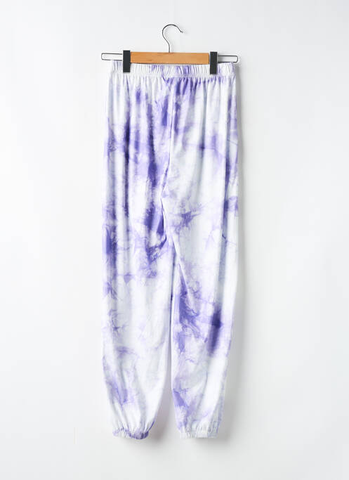 Pantalon drept violet SANS MARQUE femeie