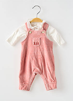 Set pantaloni strânsă la bază roz PETIT BATEAU fată