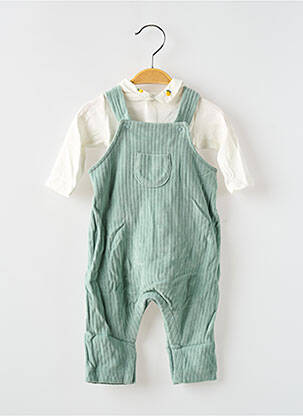 Set pantaloni strânsă la bază verde PETIT BATEAU fată