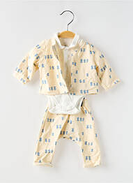 Set pantaloni talie elastică bej PETIT BATEAU garcon