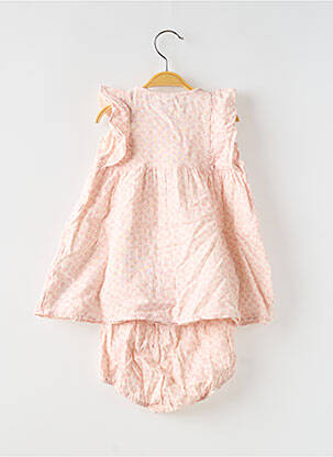 Set șort țesătură poplin roz PETIT BATEAU fată