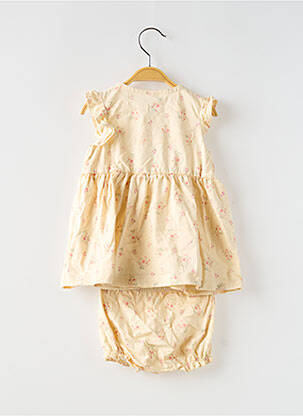Set șort imprimeu flori bej PETIT BATEAU fată