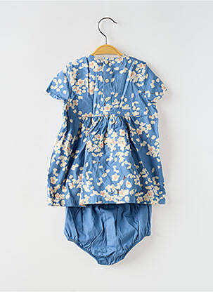 Set șort imprimeu flori albastru PETIT BATEAU fată