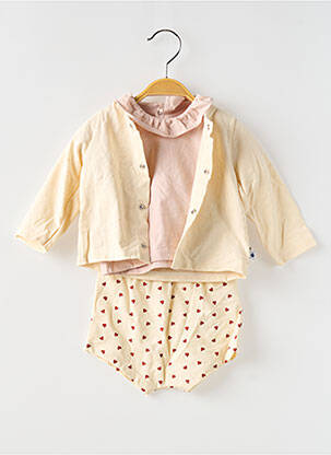 Set pantaloni talie elastică bej PETIT BATEAU băiat