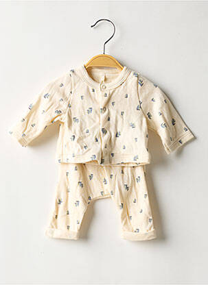 Set pantaloni talie elastică bej PETIT BATEAU băiat