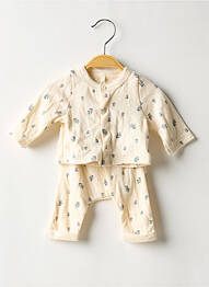 Set pantaloni talie elastică bej PETIT BATEAU garcon