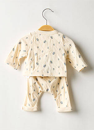 Set pantaloni talie elastică bej PETIT BATEAU băiat