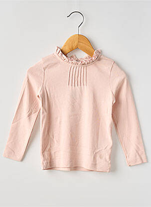 Tricou roz PETIT BATEAU fată